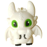 3D PVC Figure Keychain - How to Train Your Dragon - Chibi Light Fury