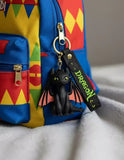 3D PVC Figure Keychain - How to Train Your Dragon - Toothless Sitting Spread Wings