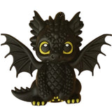 3D PVC Figure Keychain - How to Train Your Dragon - Chibi Toothless Sitting Variant 2