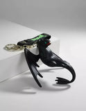 3D PVC Figure Keychain - How to Train Your Dragon - Toothless Wings Spread Open Mouth
