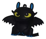 3D PVC Figure Keychain - How to Train Your Dragon - Chibi Toothless Blue Accents