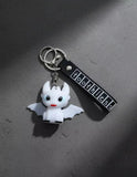 3D PVC Figure Keychain - How to Train Your Dragon - Chibi Light Fury Sitting