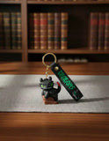 3D PVC Figure Keychain - How to Train Your Dragon - Toothless Sitting Red Tail Fin