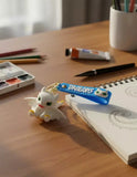 3D PVC Figure Keychain - How to Train Your Dragon - Light Fury Tongue Out