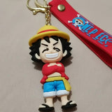 3D PVC Figure Keychain - One Piece - Chibi Luffy Winking