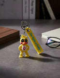 3D PVC Figure Keychain - Five Nights At Freddy'S Game Fnaf - Toy Chica Q
