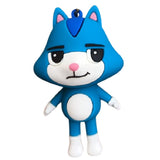 3D PVC Figure Keychain - Gabby Dollhouse Pandy - DJ Catnip Standing