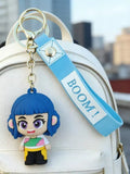 3D PVC Figure Keychain - KPop Demon Hunters - Jihyo Paint Splatter Outfit