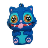 3D PVC Figure Keychain - KPop Demon Hunters - Mochi Sitting