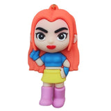 3D PVC Figure Keychain - KPop Demon Hunters - Jihyo Waving Hand