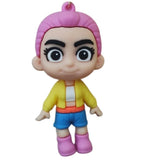 3D PVC Figure Keychain - KPop Demon Hunters - Jia Yellow Jacket Outfit
