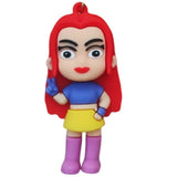 3D PVC Figure Keychain - KPop Demon Hunters - Jia Peace Sign Pose