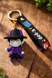3D PVC Figure Keychain - KPop Demon Hunters - Jimin Demon Hunter Outfit