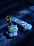 3D PVC Figure Keychain - KPop Demon Hunters - Mochi Sitting Tongue Out