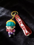 3D PVC Figure Keychain - KPop Demon Hunters - Winking Girl Running Pose