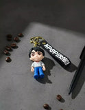 3D PVC Figure Keychain - KPop Demon Hunters - Jin Casual Outfit