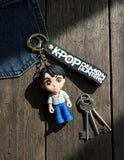 3D PVC Figure Keychain - KPop Demon Hunters - Jin Casual Outfit