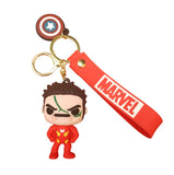 3D PVC Figure Keychain - Iron Man Infectado Zombies Superheroes - Infected Iron Man Chibi