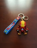 3D PVC Figure Keychain - Iron Man Superheroes - Chibi Iron Man Hulkbuster