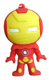 3D PVC Figure Keychain - Iron Man Superheroes - Chibi Iron Man Standing Variant 2