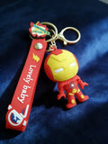 3D PVC Figure Keychain - Iron Man Superheroes - Chibi Iron Man Standing Variant 2