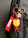 3D PVC Figure Keychain - Iron Man Superheroes - Chibi Iron Man Standing Variant 3