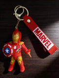 3D PVC Figure Keychain - Iron Man Superheroes - Iron Man Shield And Blade