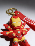 3D PVC Figure Keychain - Iron Man Superheroes - Chibi Iron Man Flight Suit