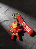 3D PVC Figure Keychain - Iron Man Superheroes - Chibi Iron Man Flight Suit