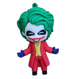 3D PVC Figure Keychain - Batman Joker - Chibi Joker Red Suit