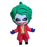 3D PVC Figure Keychain - Batman Joker - Chibi Joker Red Suit