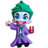 3D PVC Figure Keychain - Batman Joker - Chibi Joker Gag Flower Exclamation