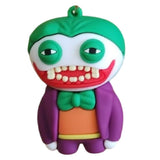 3D PVC Figure Keychain - Batman Joker - Joker Chibi Purple Suit