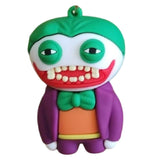 3D PVC Figure Keychain - Batman Joker - Joker Chibi Purple Suit