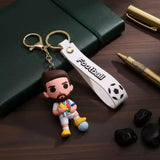 3D PVC Figure Keychain - Clubes De Futbol Messi - Messi World Cup Champion