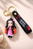 3D PVC Figure Keychain - Demon Slayer - Nezuko Chibi Smiling