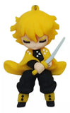 3D PVC Figure Keychain - Demon Slayer - Zenitsu Sleeping With Sword