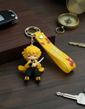3D PVC Figure Keychain - Demon Slayer - Zenitsu Sleeping With Sword