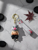3D PVC Figure Keychain - Demon Slayer - Inosuke Boar Mask Outfit