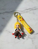 3D PVC Figure Keychain - Demon Slayer - Rengoku Haori Uniform