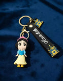 3D PVC Figure Keychain - Disney Princess - Chibi Snow White Classic Outfit
