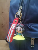3D PVC Figure Keychain - Disney Princess - Chibi Snow White Classic Dress