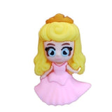 3D PVC Figure Keychain - Disney Princess - Chibi Aurora Pink Dress