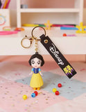 3D PVC Figure Keychain - Disney Princess - Chibi Snow White