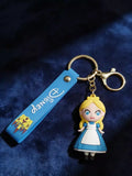 3D PVC Figure Keychain - Disney Princess - Chibi Alice Classic Dress