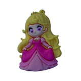 3D PVC Figure Keychain - Disney Princess - Chibi Princess Peach Pink Gown