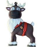 3D PVC Figure Keychain - Disney Princess - Sven With Harness