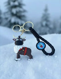 3D PVC Figure Keychain - Disney Princess - Sven With Harness