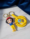 3D PVC Figure Keychain - Disney Princess - Snow White Apple Top Outfit