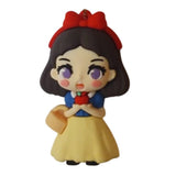 3D PVC Figure Keychain - Disney Princess - Chibi Snow White Holding Apple